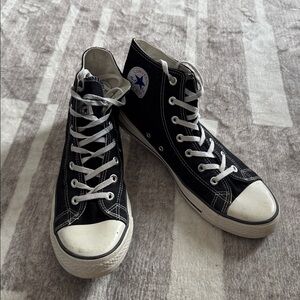 Converse Black and White High-Tops